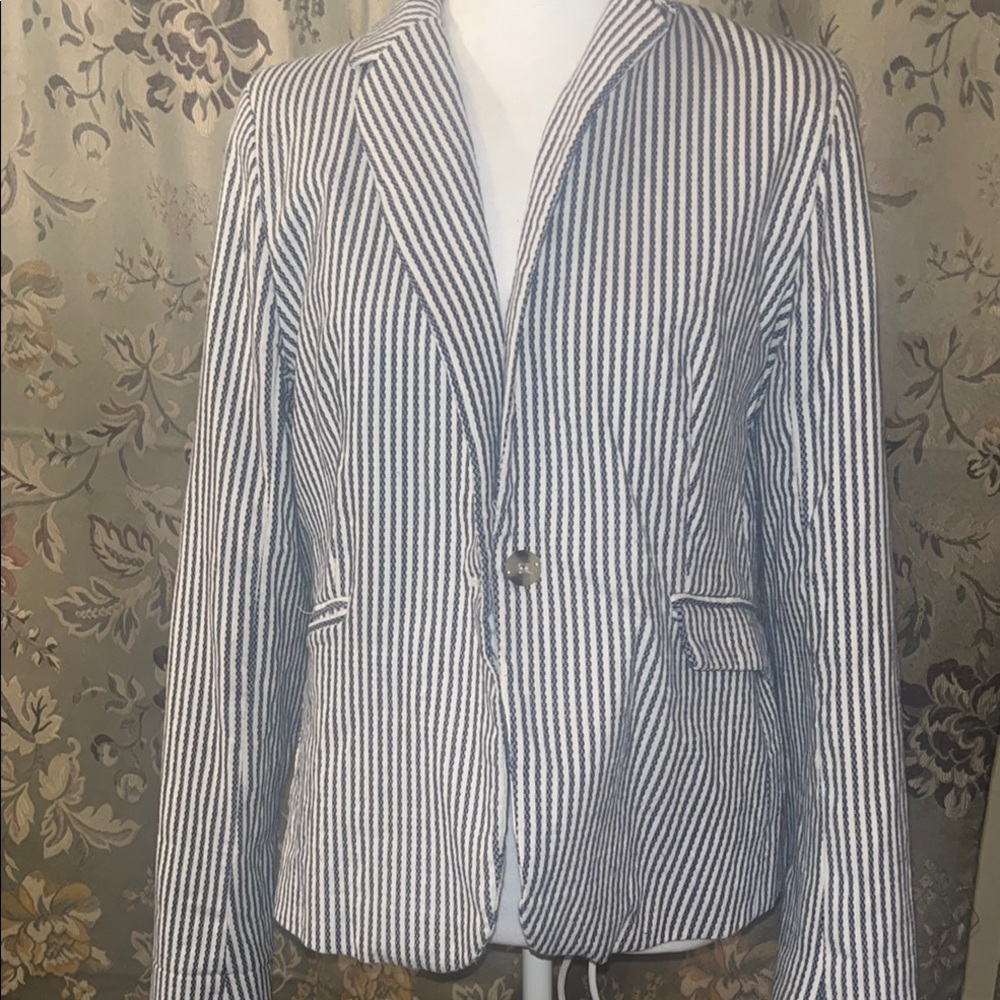 Rachel Zoe Striped Blazer Jacket